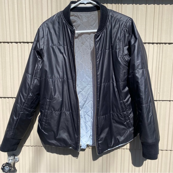 Athleta Reflective Reversible Bomber Jacket - Picture 9 of 11